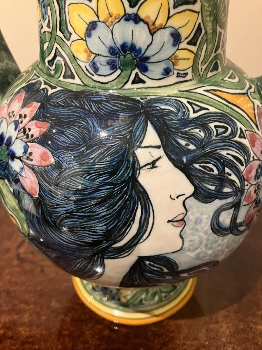 Chevrette Pesaro Art Nouveau Mucha-photo-3