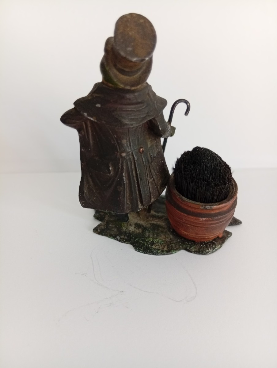 Bronze Viennois Plomb De Nuremberg Crapaud Porte-aiguilles-photo-3