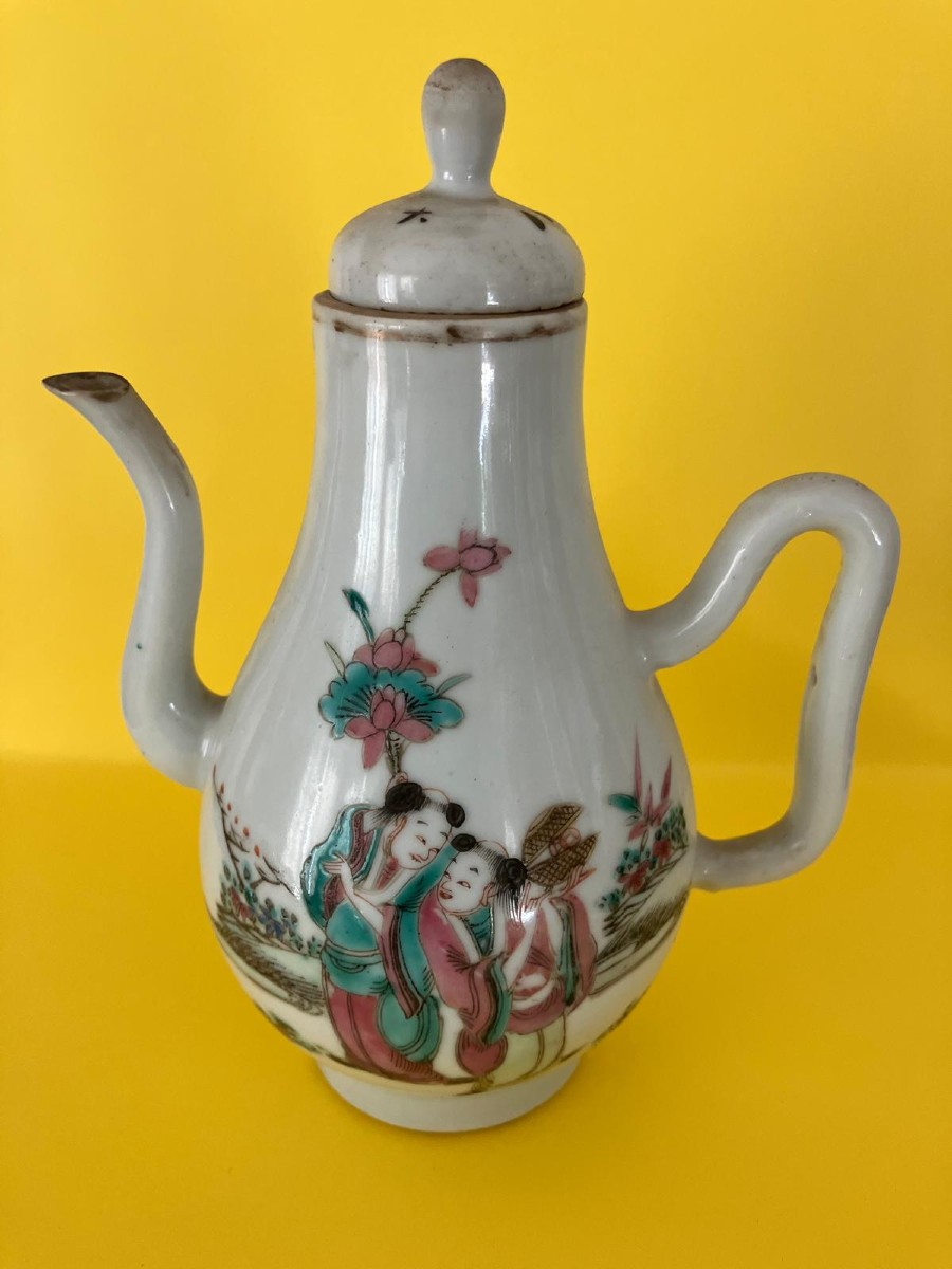 Verseuse en porcelaine Chine XIXe
