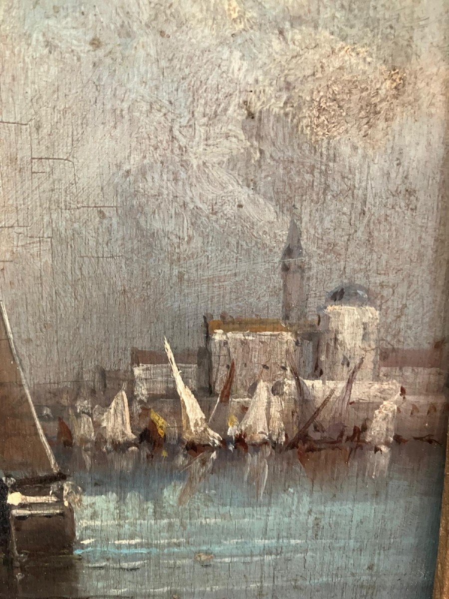 Tableau Bateau sous voile signé Lamois-photo-4