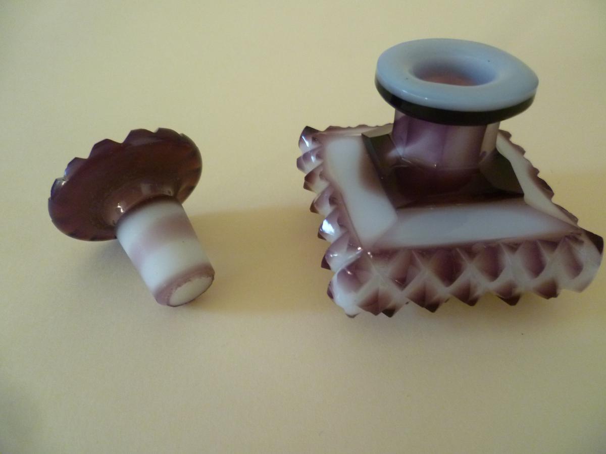 Flacon A Parfum En Opaline Epoque XIXe-photo-2