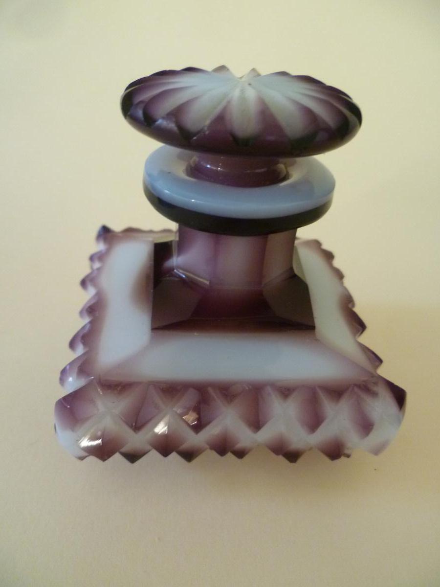 Flacon A Parfum En Opaline Epoque XIXe-photo-3