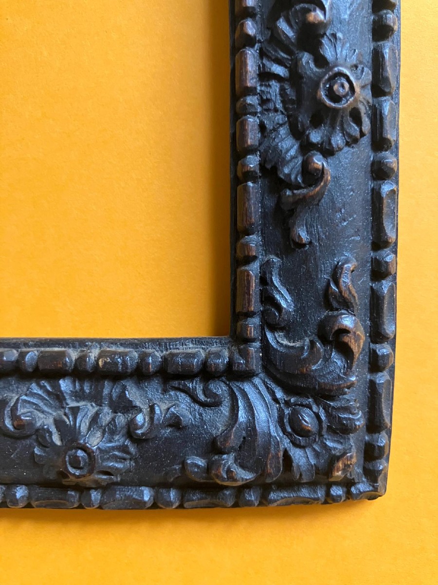 Petit cadre en bois sculpté -photo-3