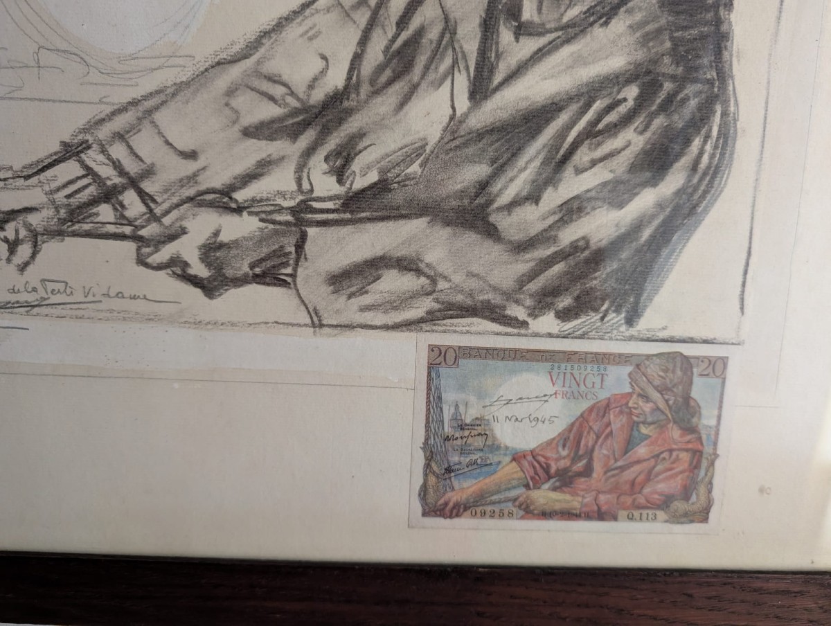 Lucien Jonas Esquisse billet de 20 Francs-photo-4