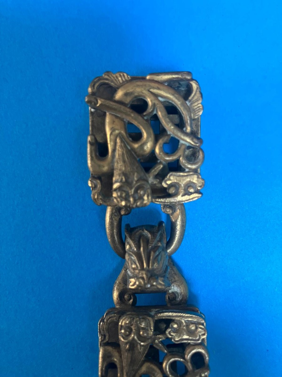 Belt Buckle, China, Qing Dynasty, Dragons-photo-4