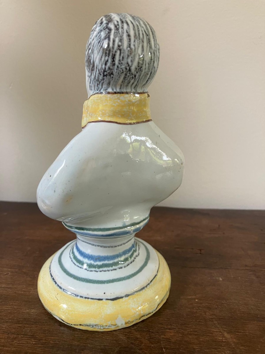 Faience Bust Of Napoleon Bonaparte -photo-3