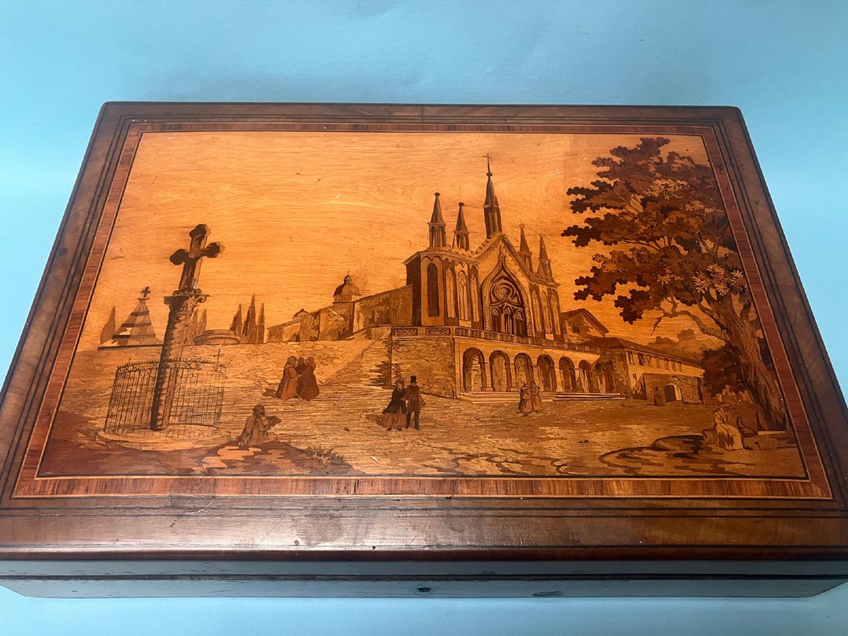 Coffret marqueterie Bretagne 