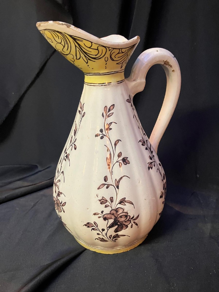 Pichet à cidre faience de Nevers 