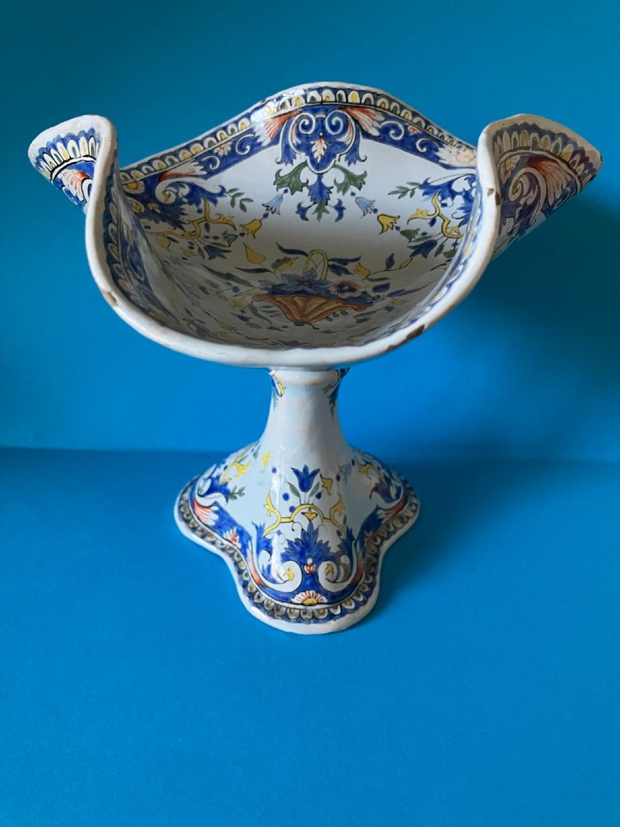 Fruit Bowl Quimper Porquier Beau -photo-2