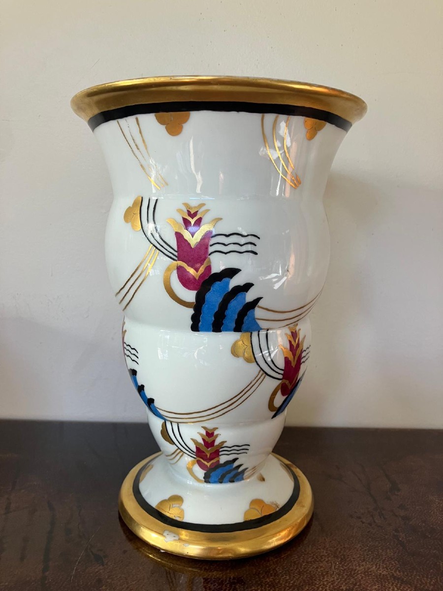 Art Deco Vase Langenthal Switzerland 