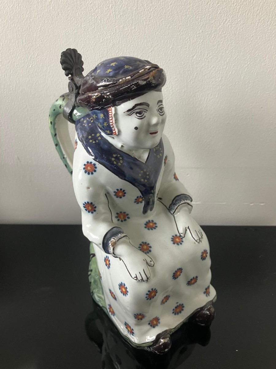 Pot Jacqueline en faïence de Lille -photo-2