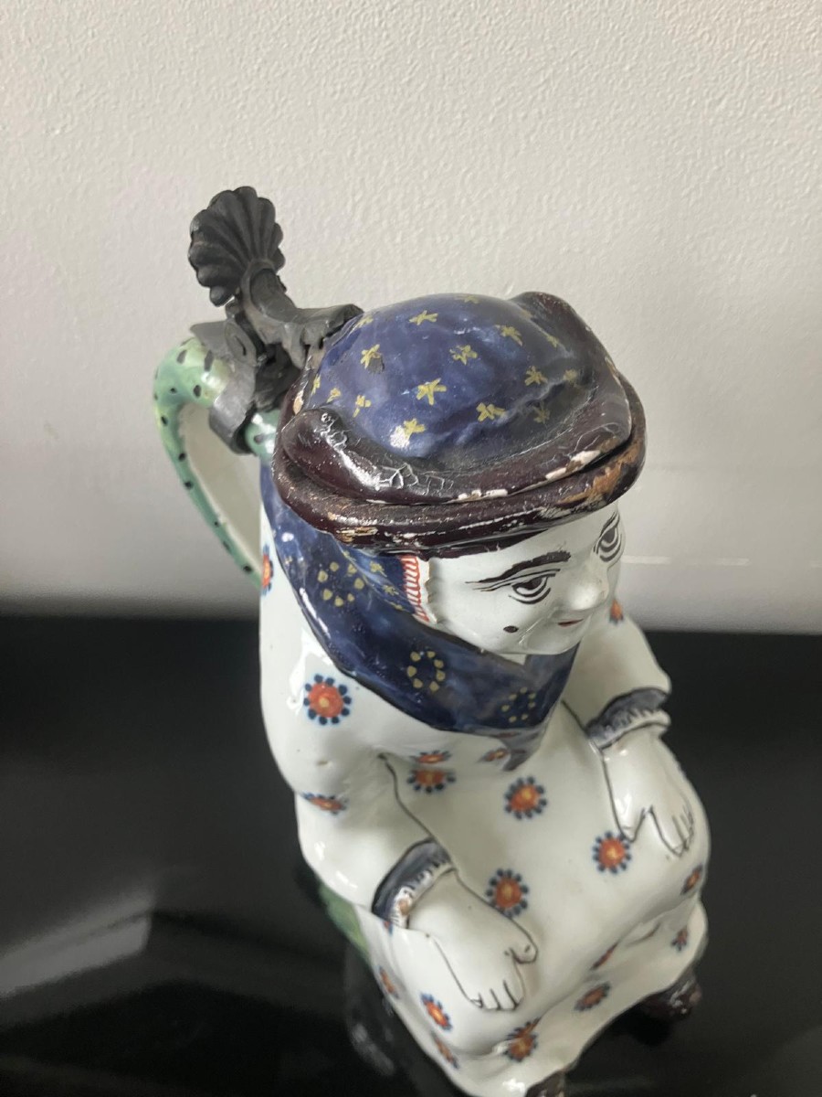 Pot Jacqueline en faïence de Lille -photo-3