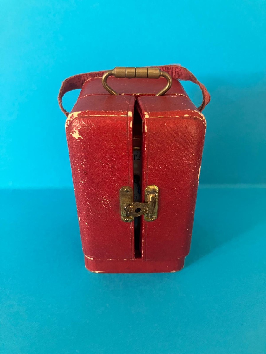 Pendulette de voyage dans son étui -photo-3