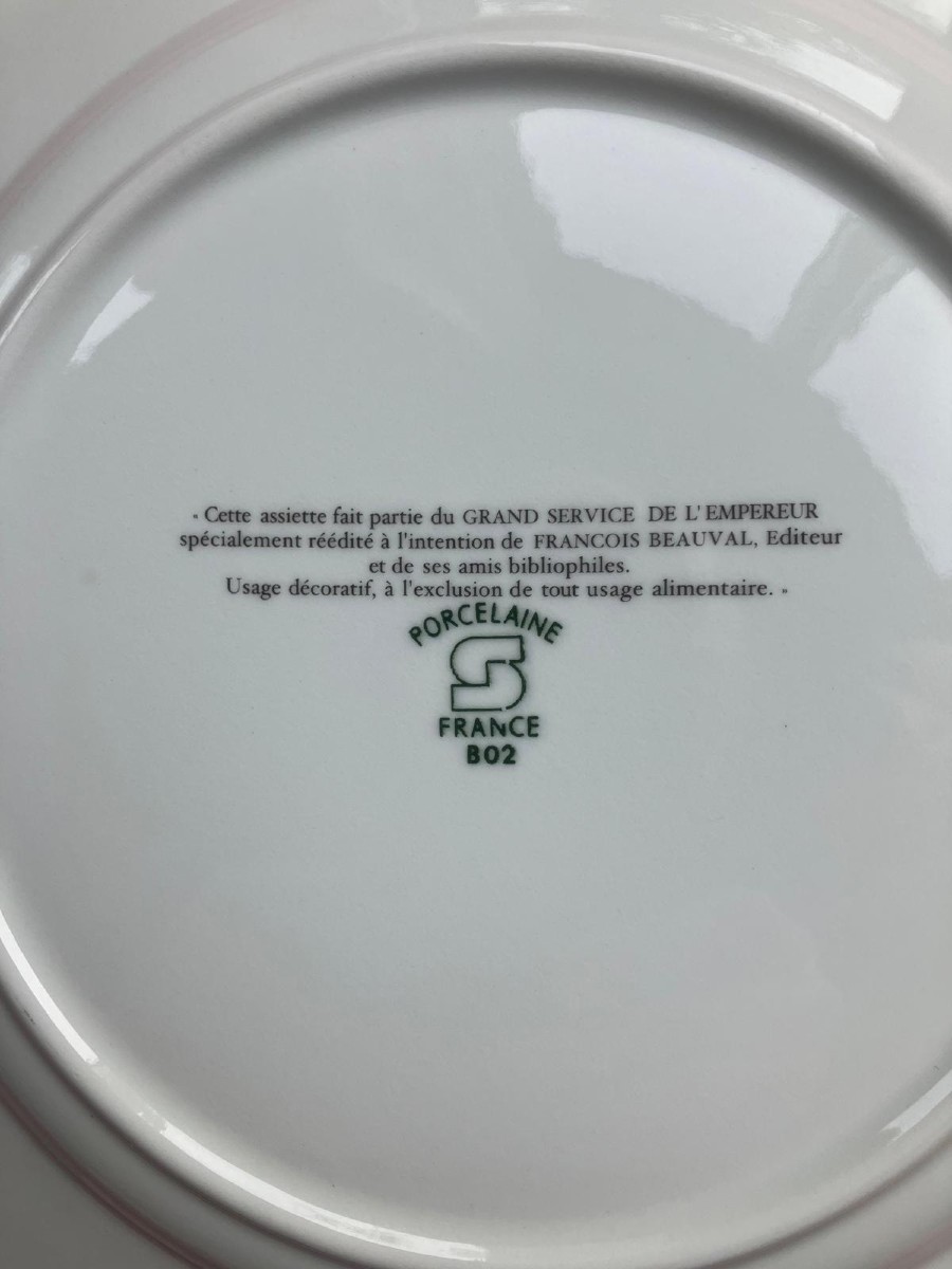 Porcelain Plate, A Reissue Of The Emperor's Service-photo-1