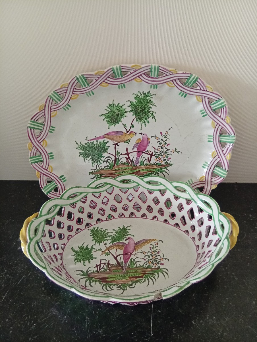 Lunéville Openwork Basket And Display Stand-photo-8