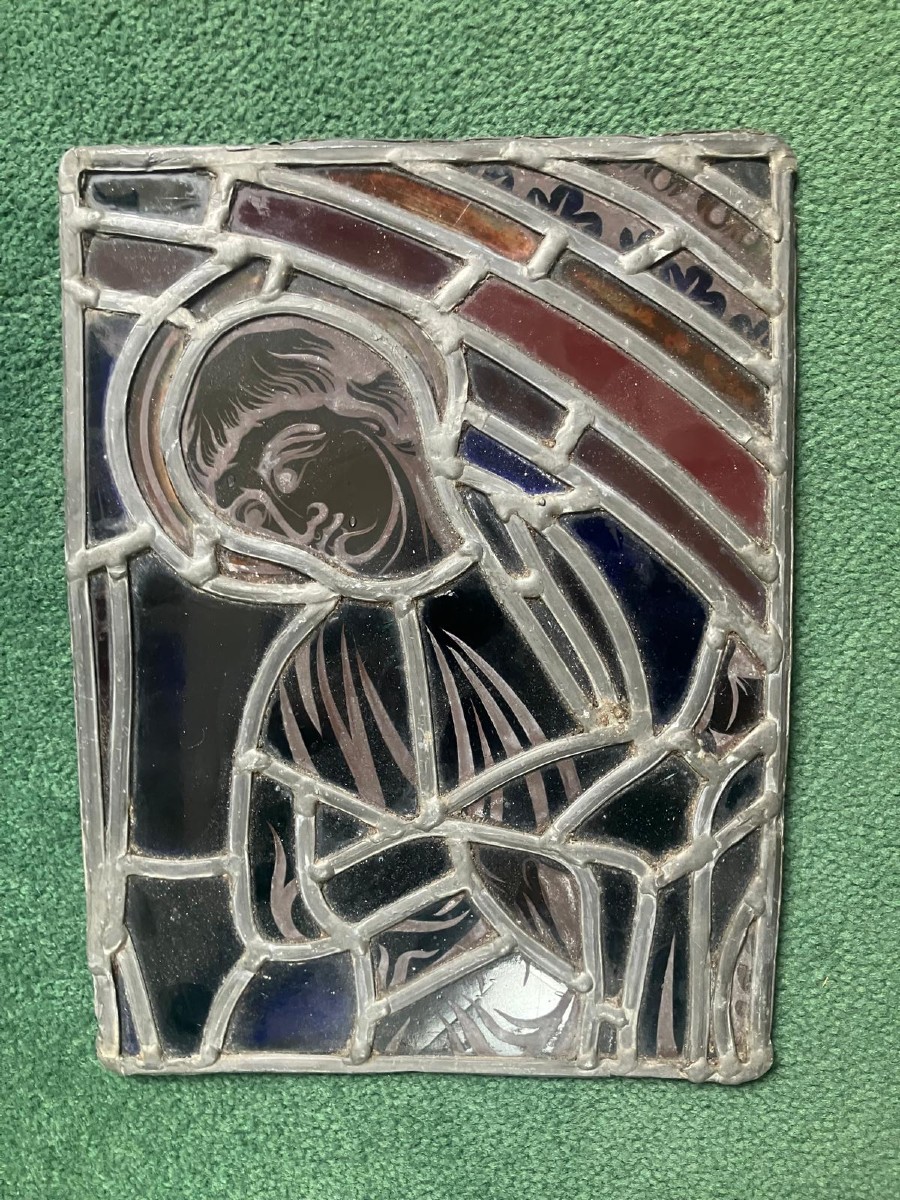 Christ Or Saint Stained Glass-photo-3