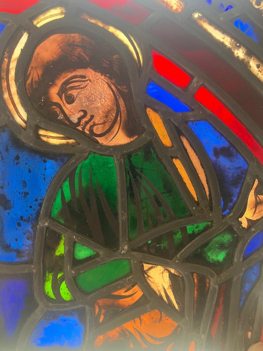 Christ Or Saint Stained Glass