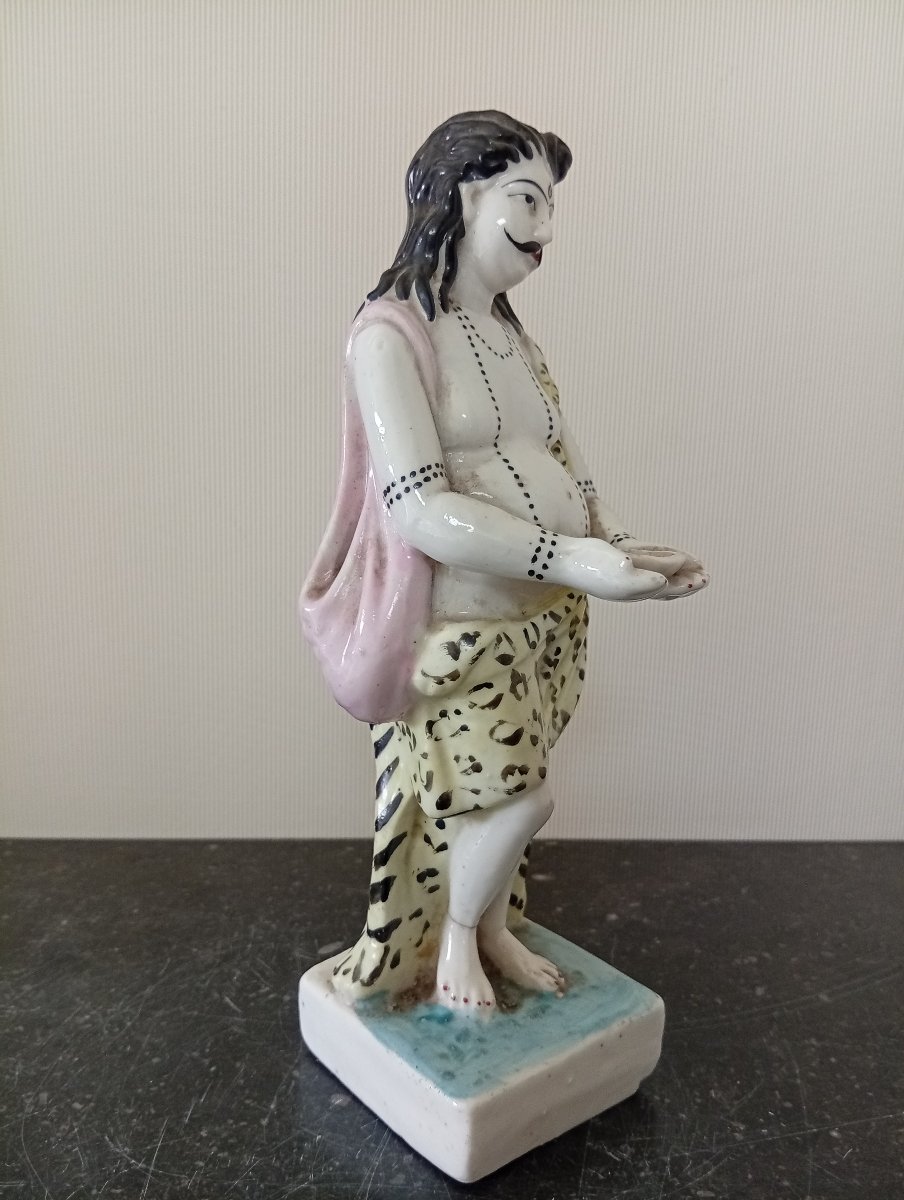 German Porcelain Statuette Of Shiva The Ascetic-photo-2
