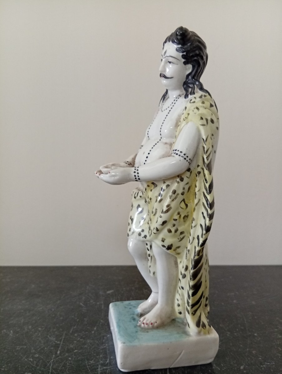 German Porcelain Statuette Of Shiva The Ascetic-photo-4