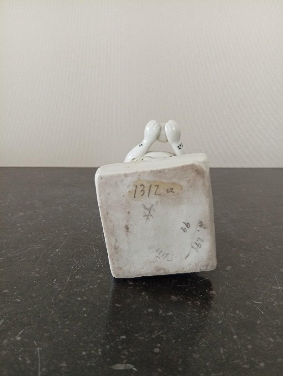 German Porcelain Statuette Of Shiva The Ascetic-photo-2
