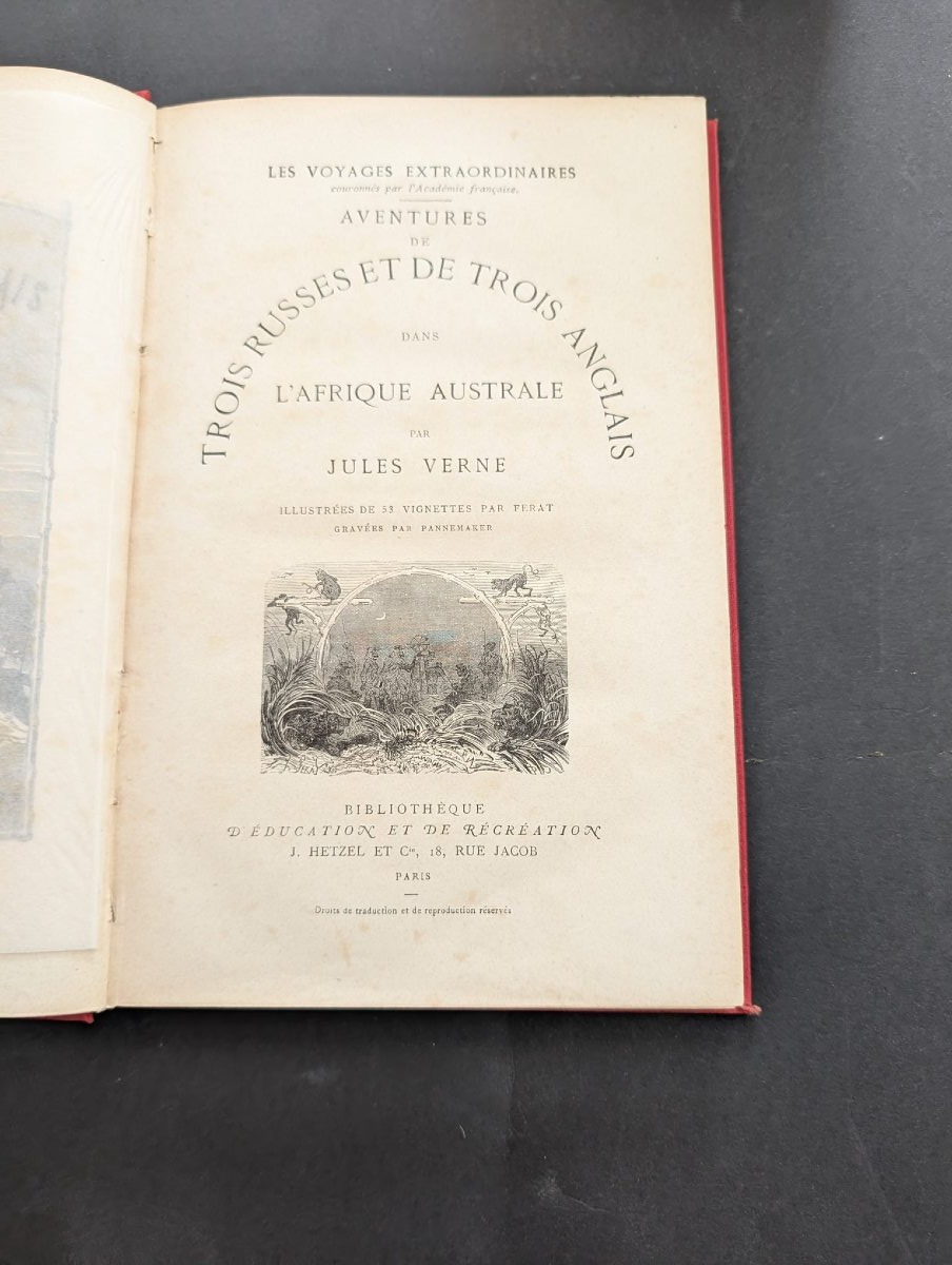 Jules Verne, Hetzel: The Adventures Of Three Russians And Three Englishmen -photo-1