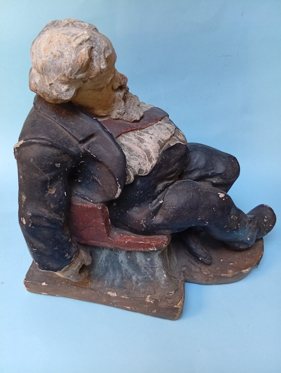 Statuette caricature du président de la République Armand Fallières -photo-2