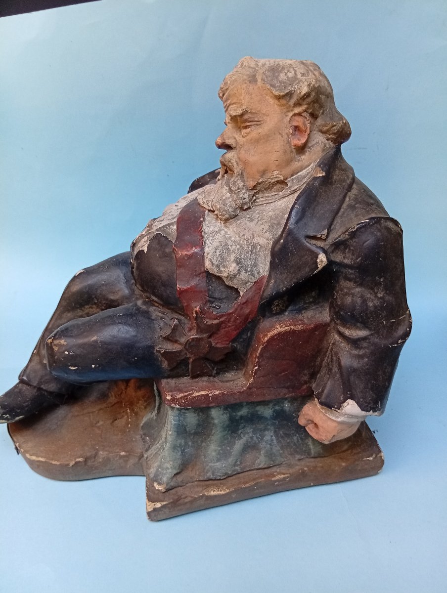 Statuette caricature du président de la République Armand Fallières -photo-4