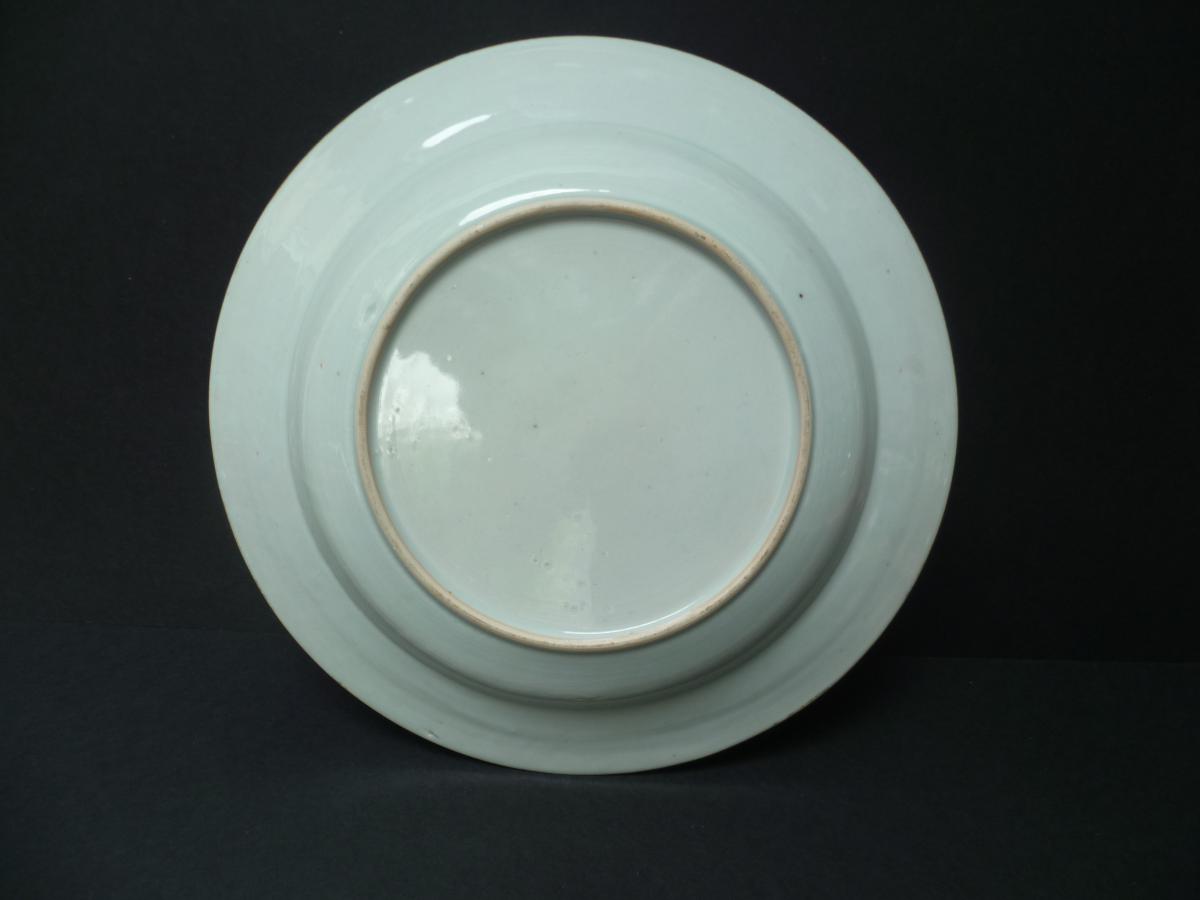 Plate Porcelain Company From India Eighteenth Century China-photo-4