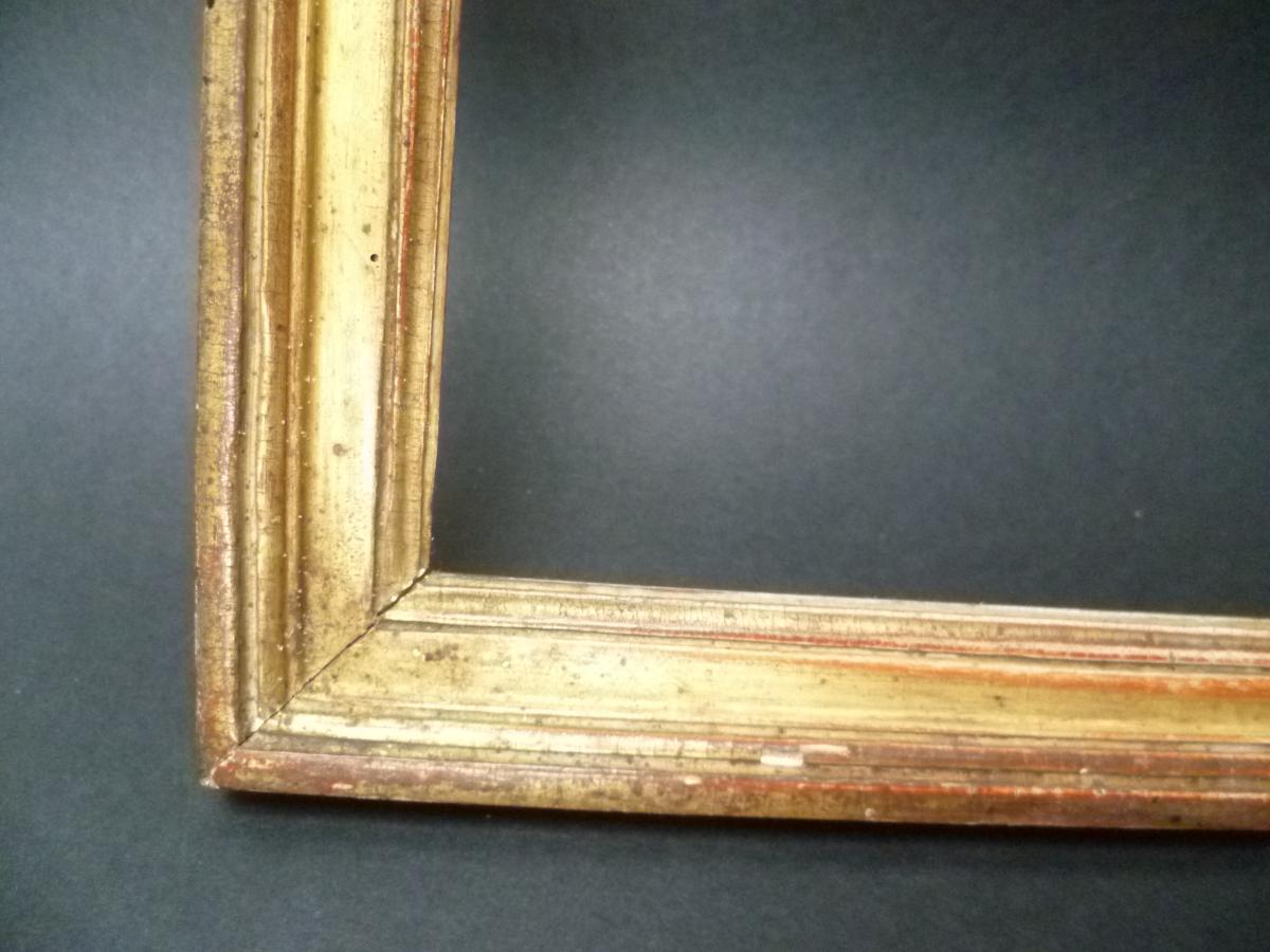 Cadre Louis XVI Bois Dore-photo-2