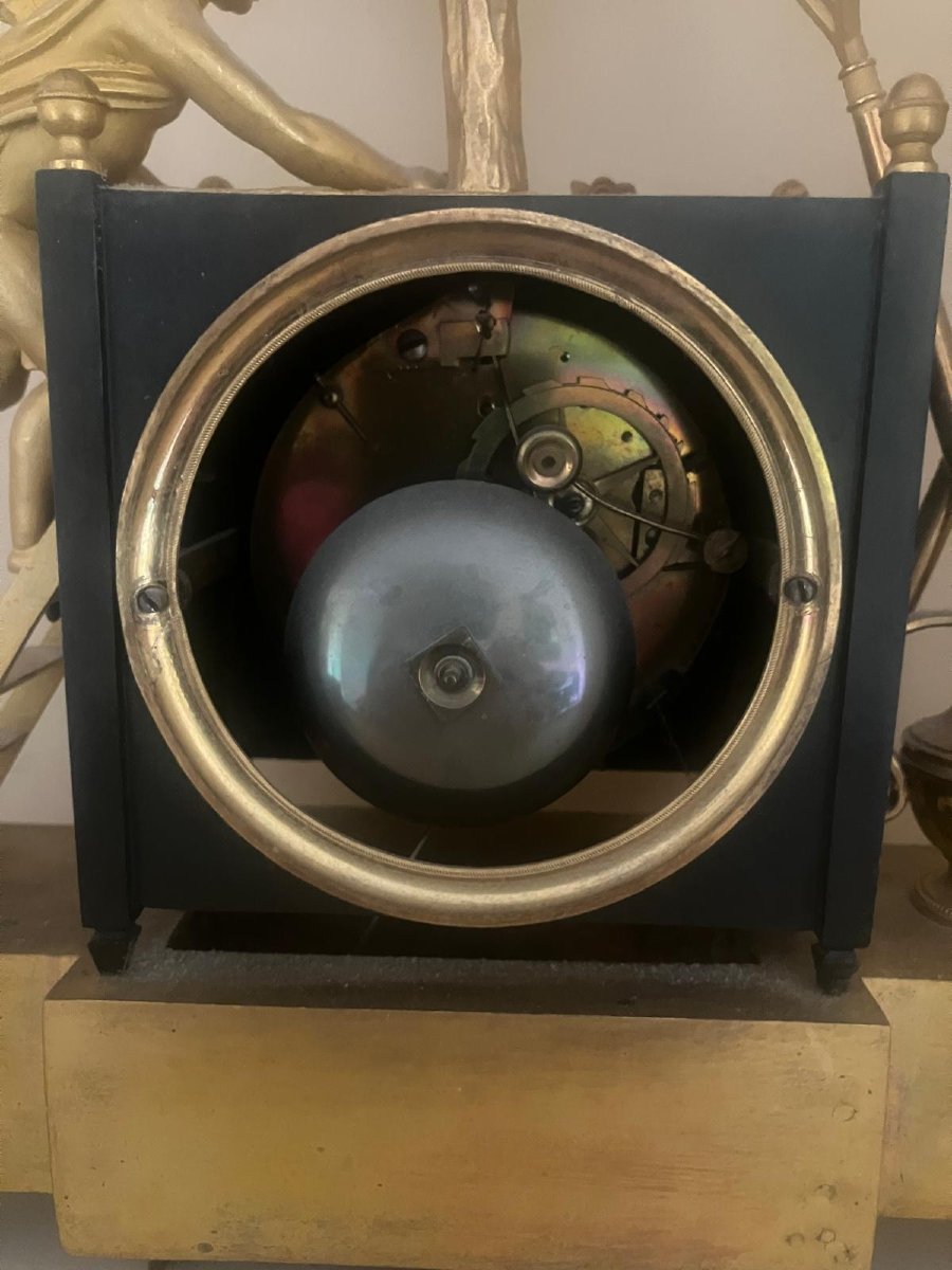 Empire-style Clock: "the Gardener's Love" -photo-1