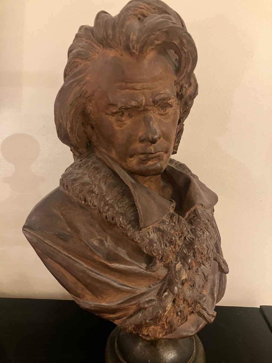Carrier-Belleuse Buste de Beethoven 