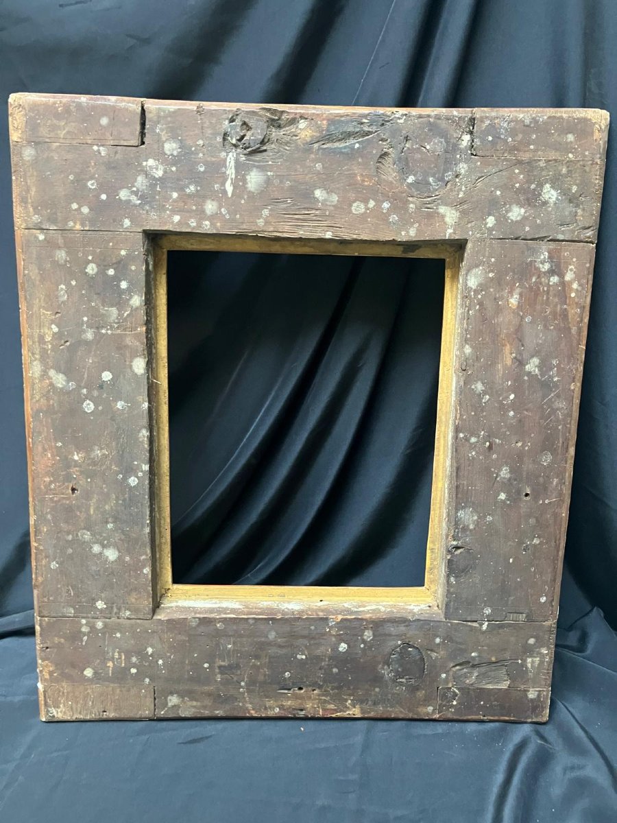 Carved And Gilded Wooden Frame -photo-4