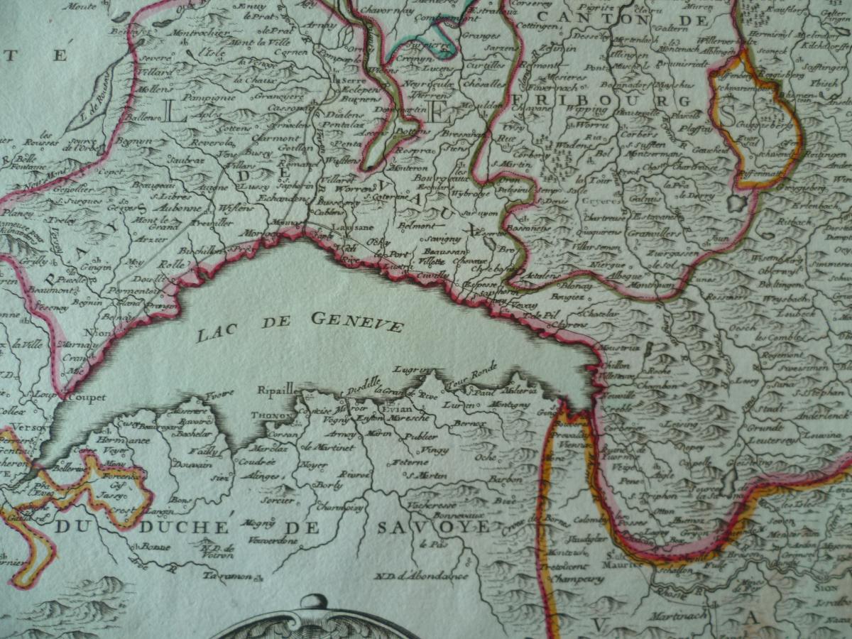 CARTE LES SUISSES LEURS SUJETS ET LEURS ALLIEZ  - 1792-photo-4