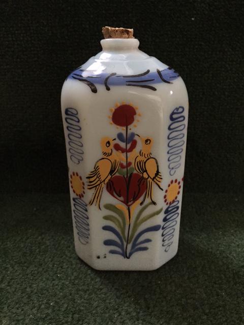 Flacon De Fiançailles En Opaline Savonneuse