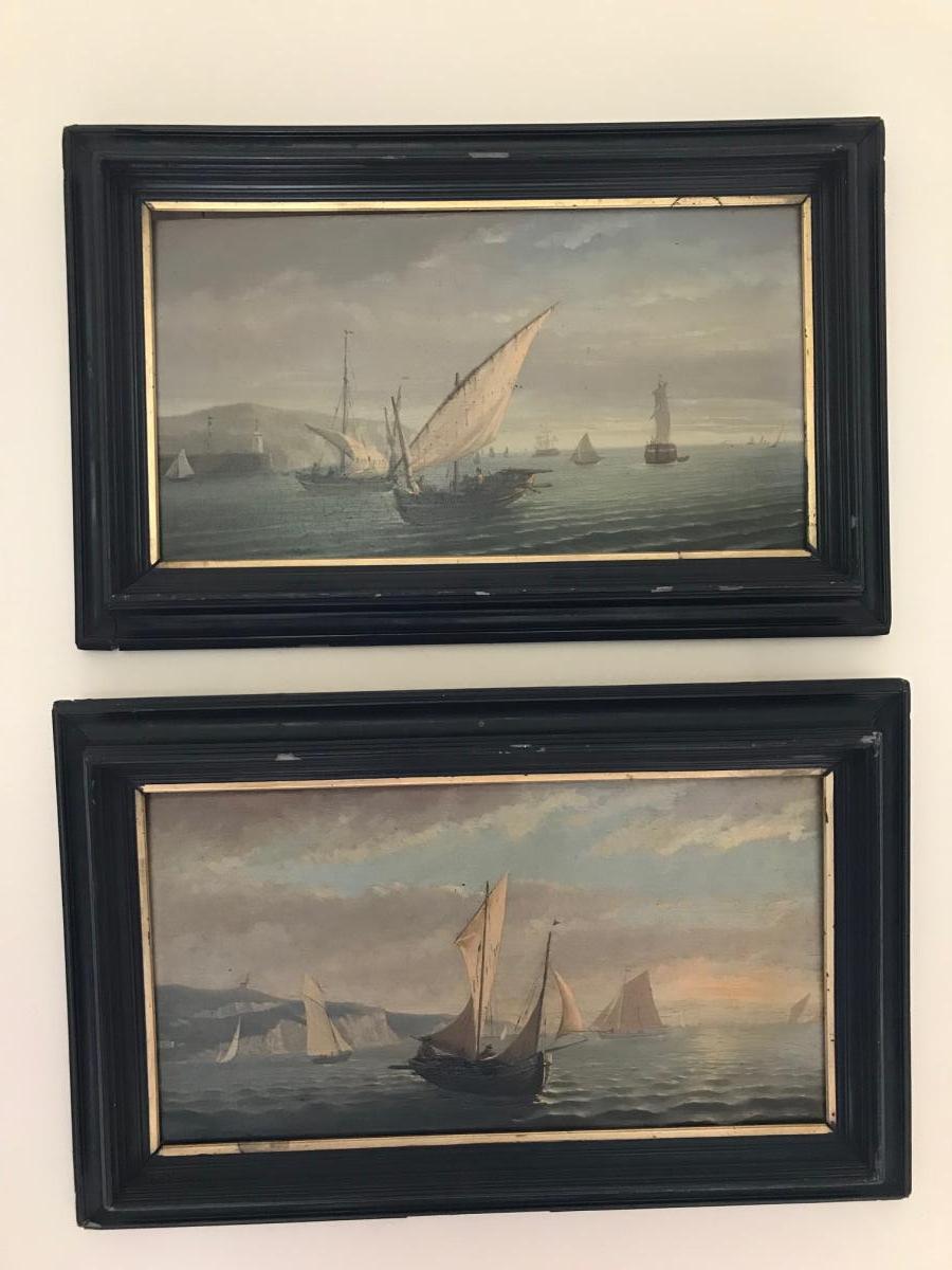 Pair Of 19th Century Marine Paintings