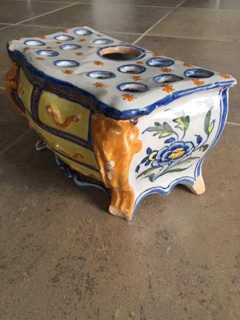 Nevers Small Earthenware Chest Of Drawers Nevers-photo-3