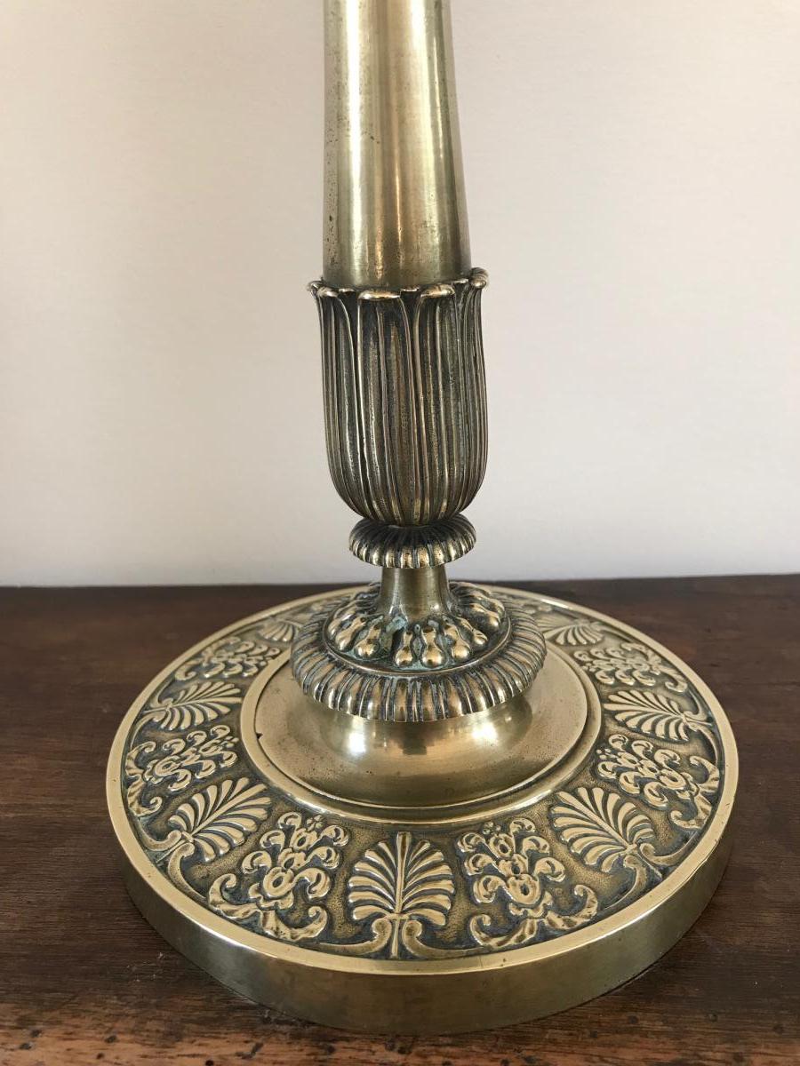 Pair Of Candlesticks Empire Period-photo-4
