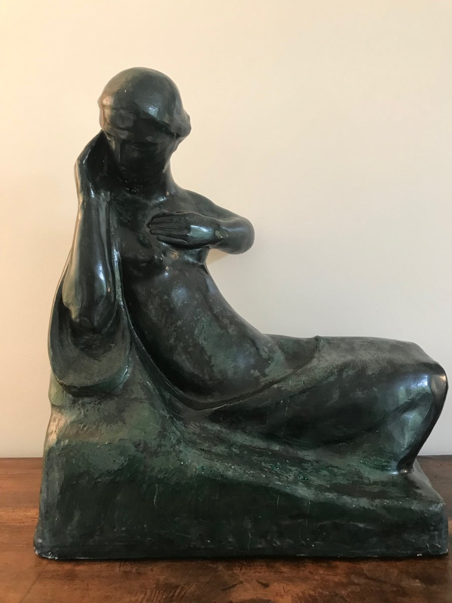 Olivier Piette (1885-1948) - Female Nude Sculpture