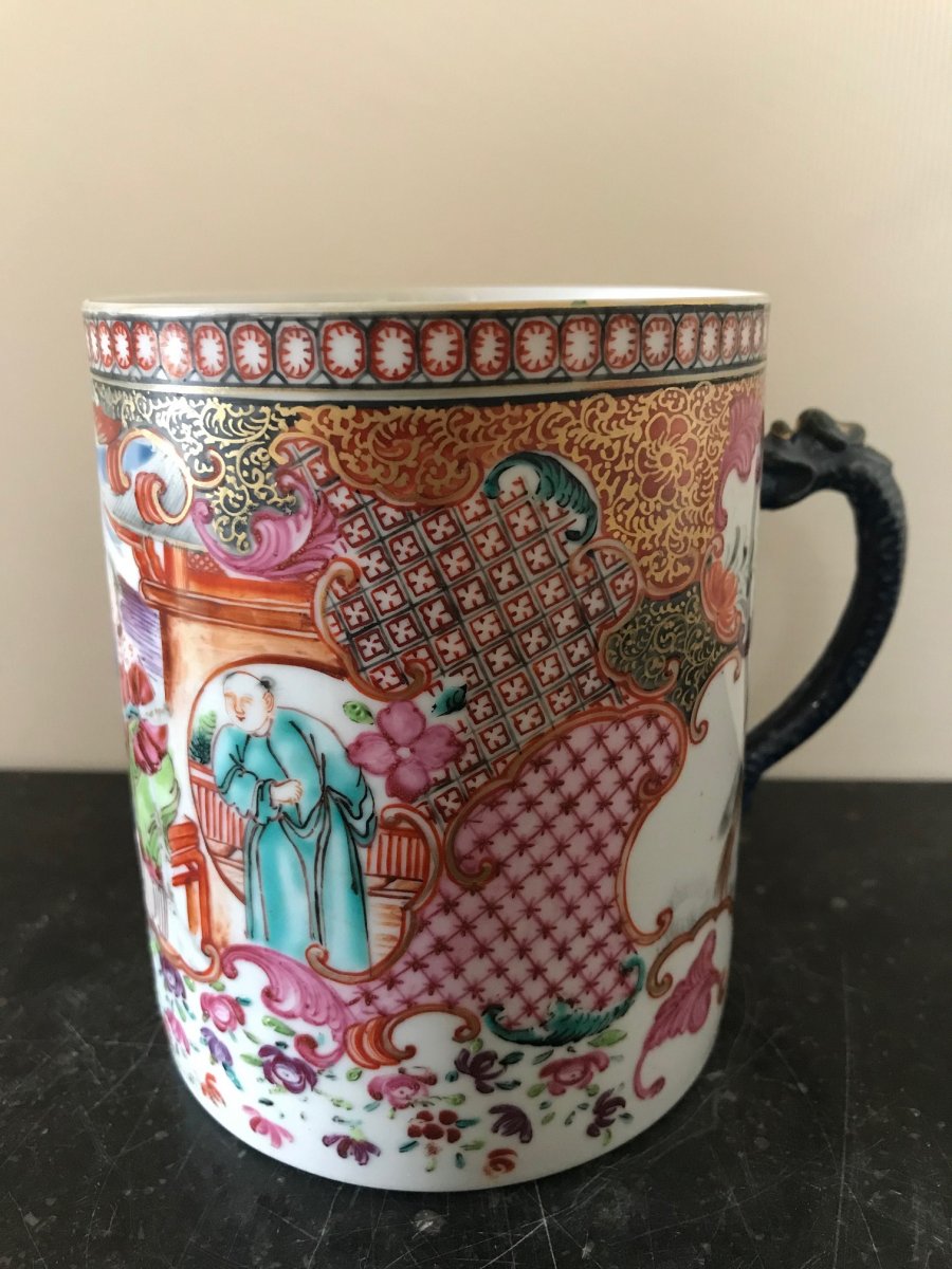 China - Porcelain Mug With Mandarin-photo-2