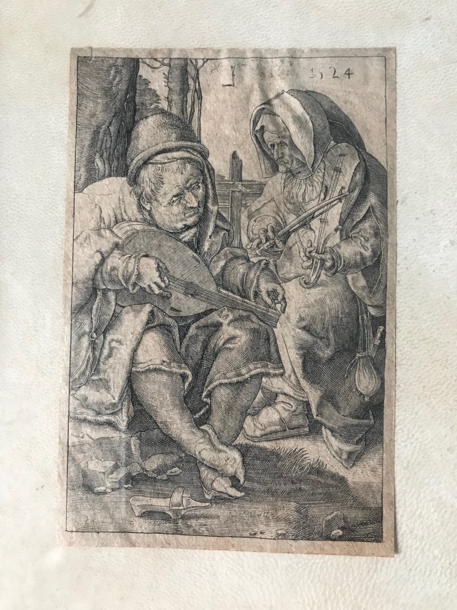 Lucas Van Leyden (1494-1533) - The Musicians-photo-2