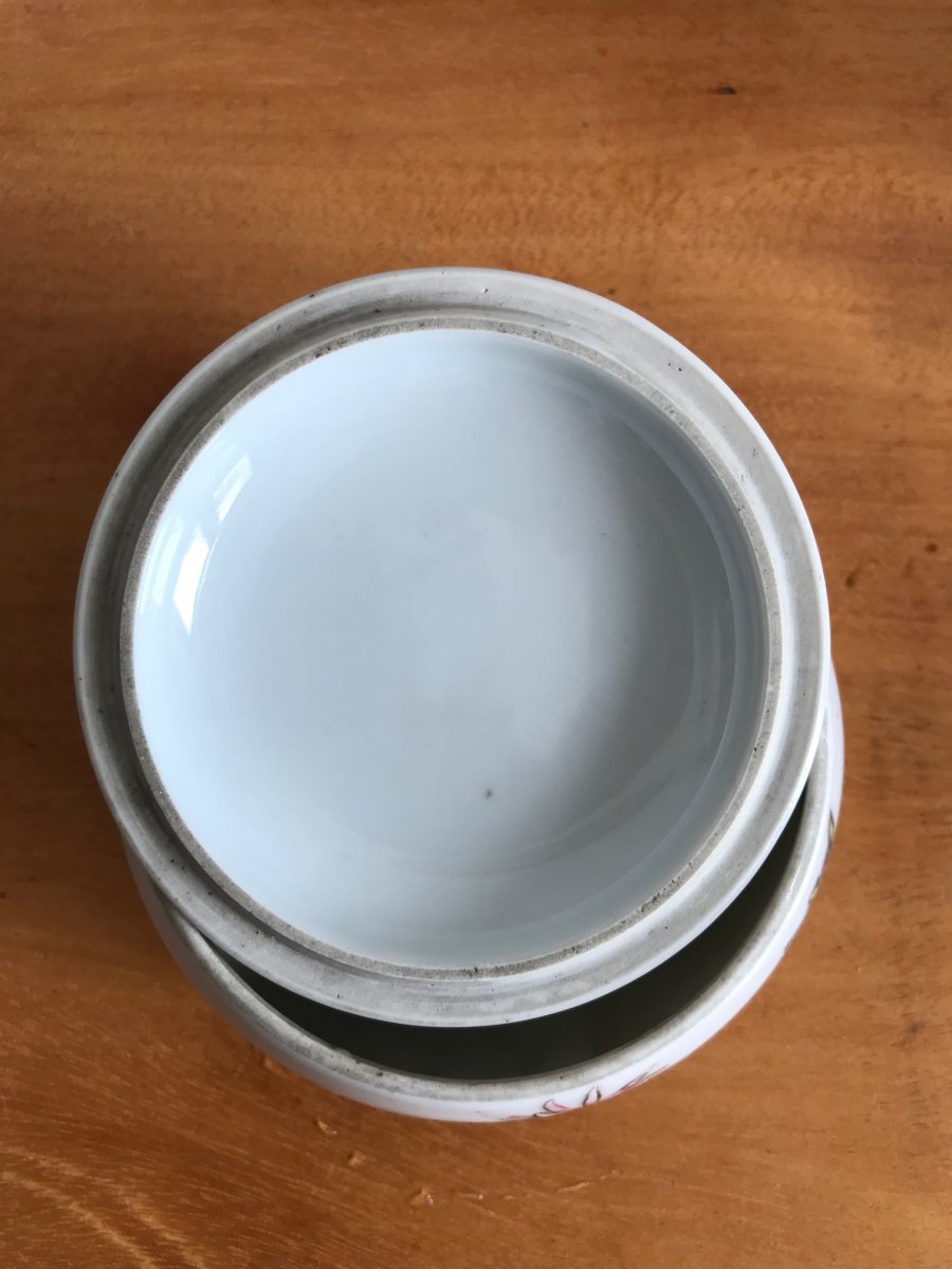 Chine - Bonbonnière En Porcelaine-photo-1
