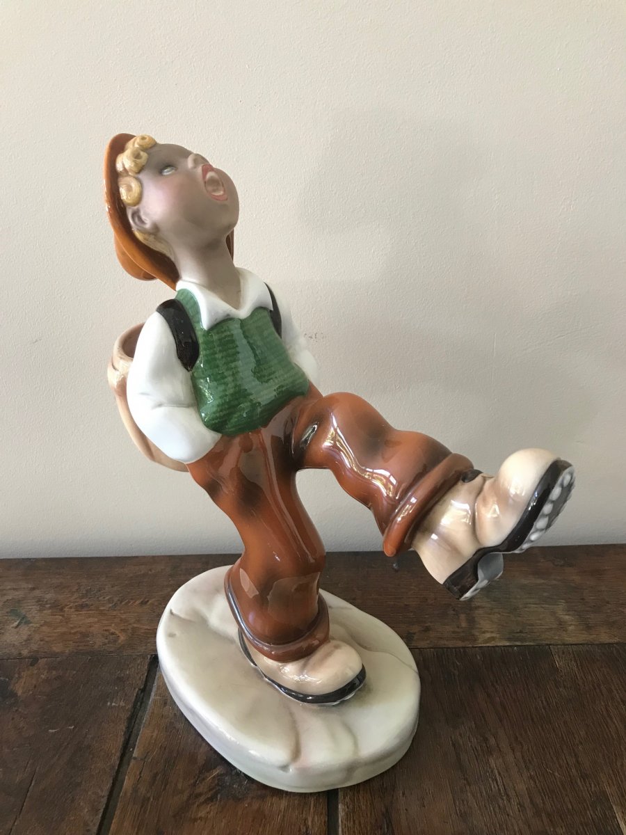 The Happy Departure - Italian Ceramic 50's-photo-1