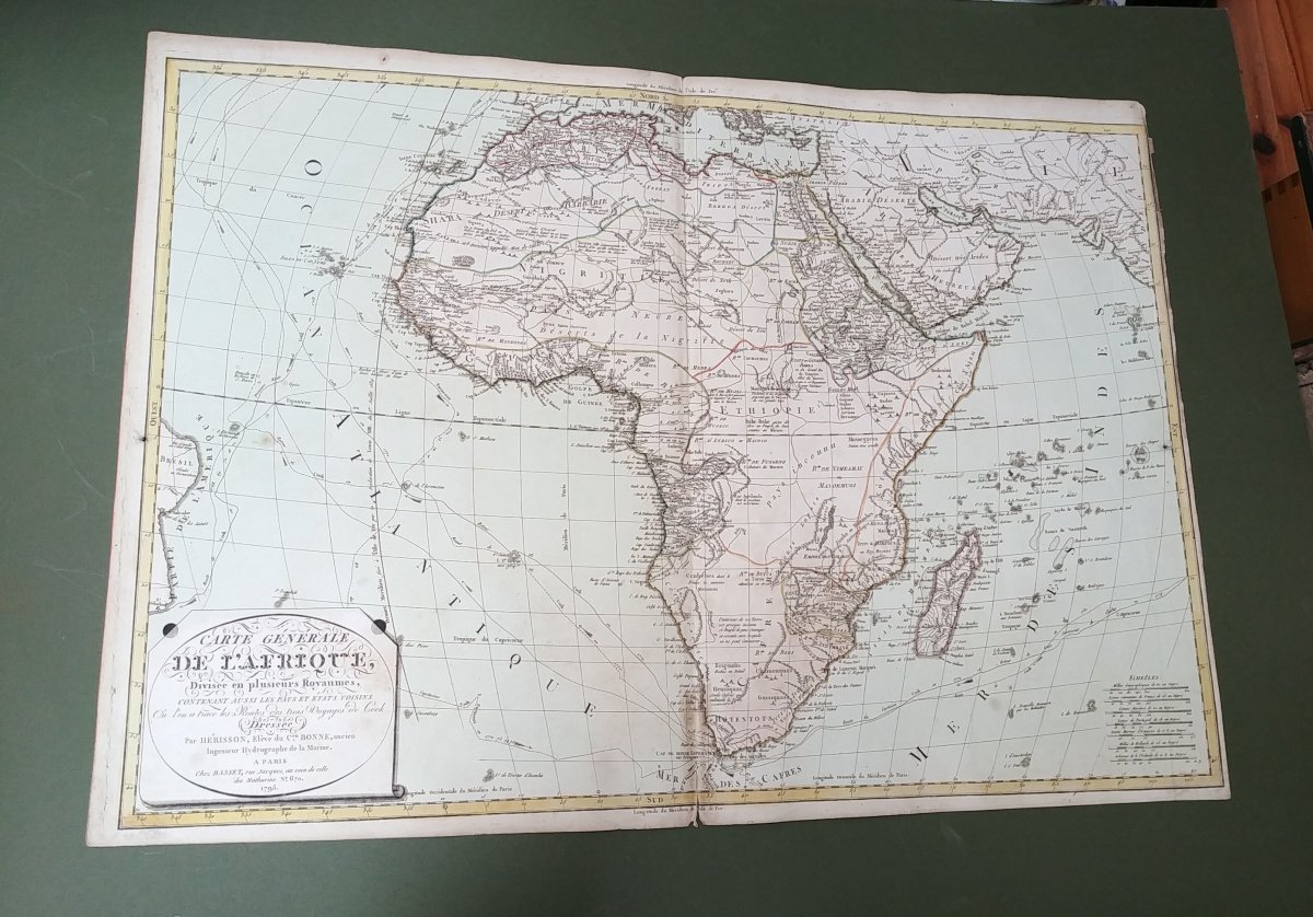 Carte Générale De l'Afrique 1795-photo-3