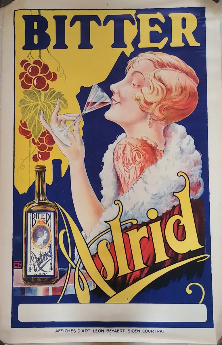 Vintage Poster Bitter Astrid