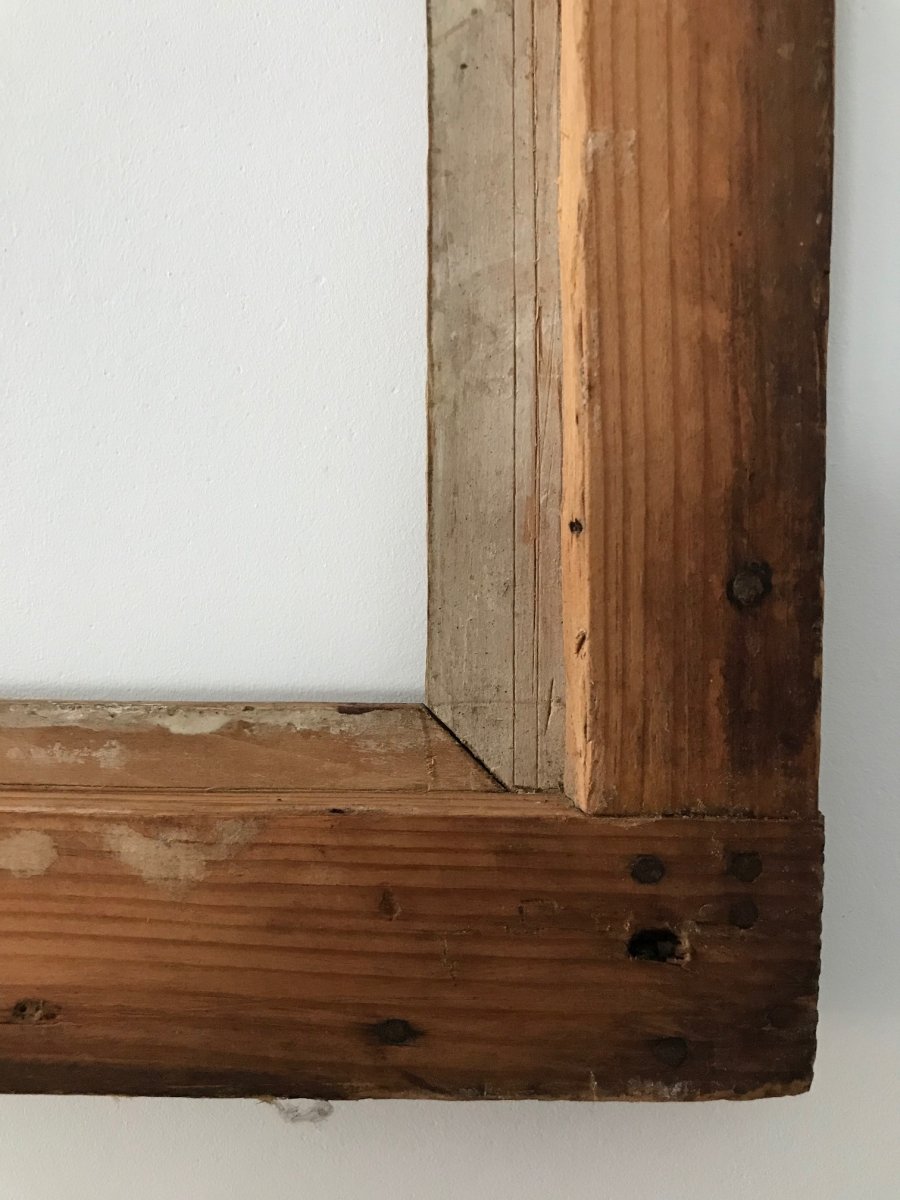 Cadre Louis XVI En Bois Doré Sculpté-photo-3