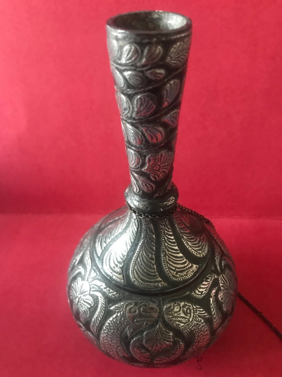 Indian Bidri Vase-photo-2