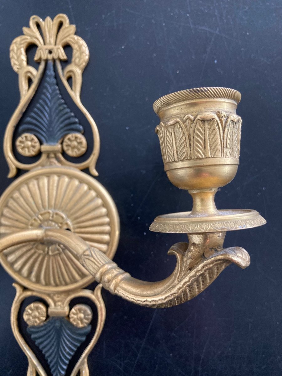Pair Of Restoration Period Sconces-photo-4