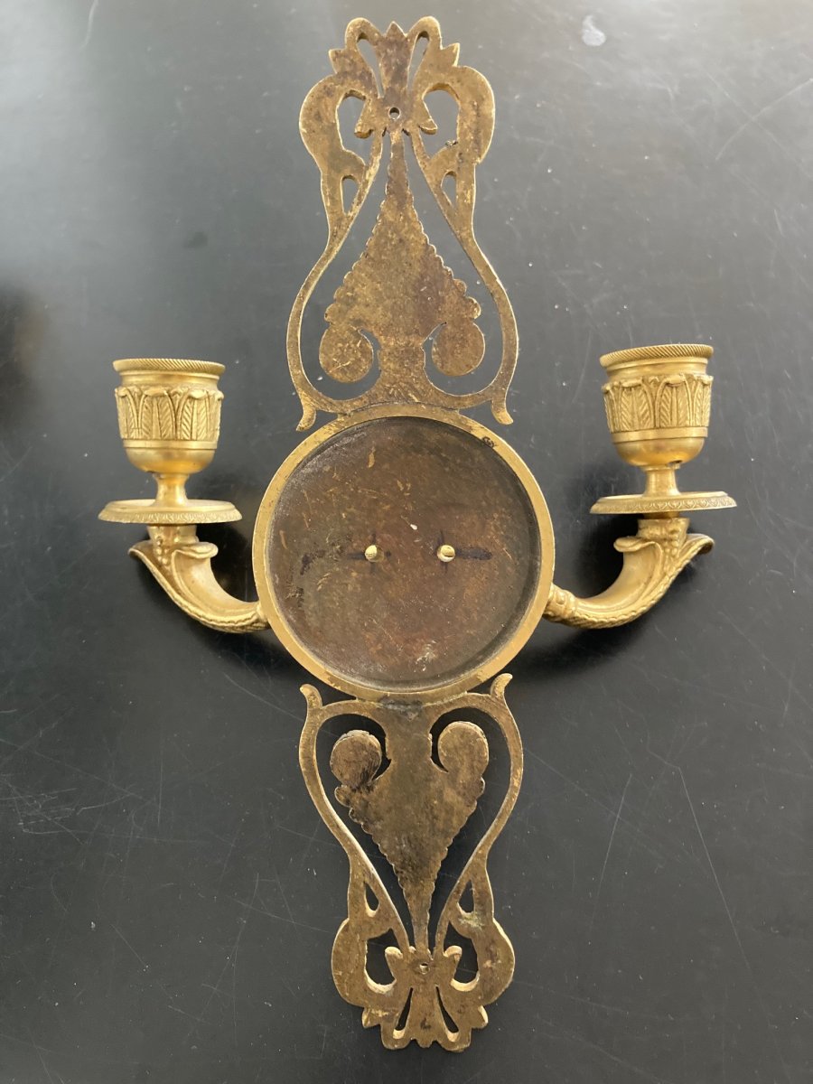 Pair Of Restoration Period Sconces-photo-1