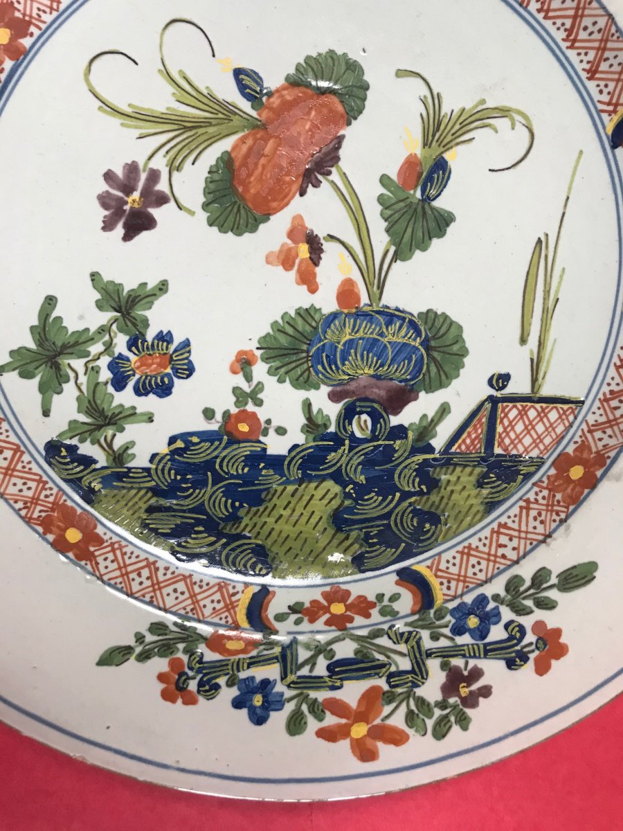 English Earthenware Plate-photo-2