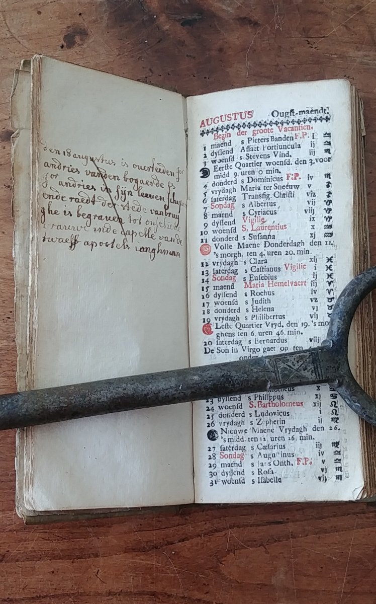 Almanac De Lucas Van Brugghe 1718-photo-2